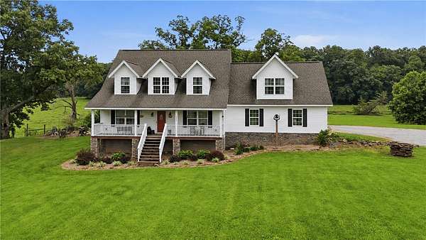 77.6 Acres of Land with Home for Sale in Pea Ridge, Arkansas