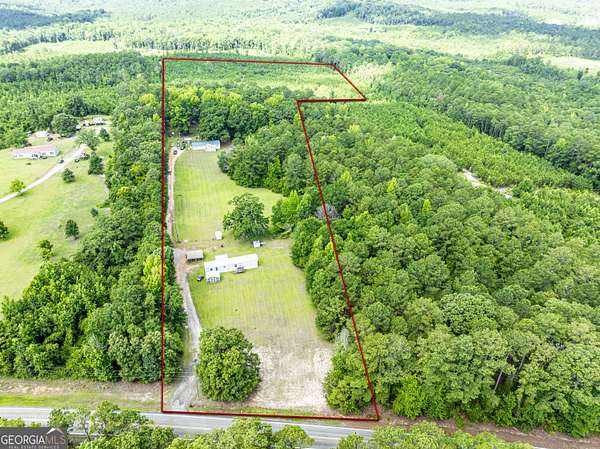 25.4 Acres of Agricultural Land with Home for Sale in Milledgeville, Georgia