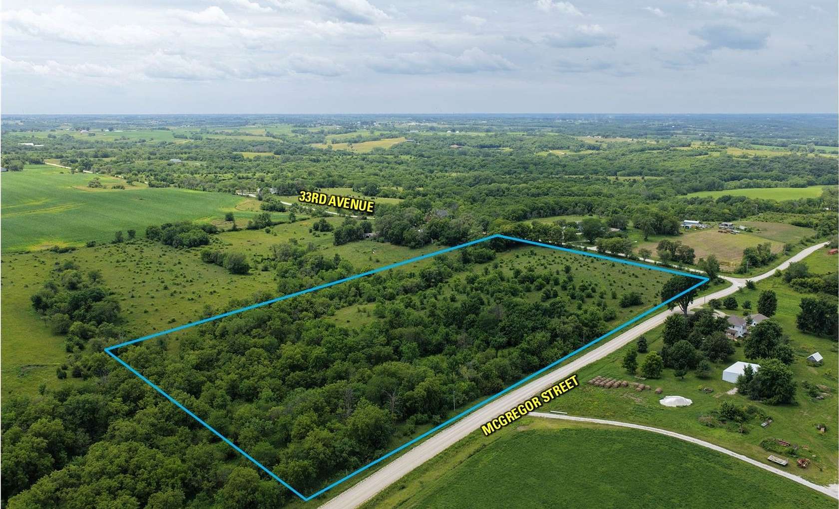 12.3 Acres of Land for Sale in St. Marys, Iowa