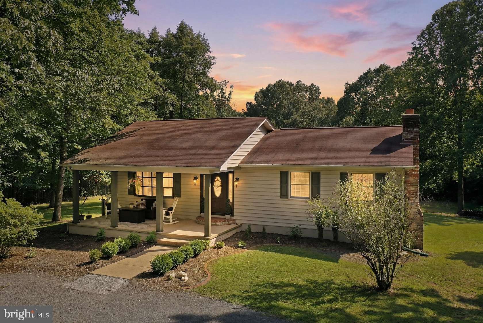 3.7 Acres of Land with Home for Sale in Castleton, Virginia