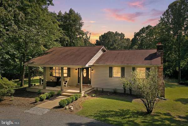 3.7 Acres of Land with Home for Sale in Castleton, Virginia