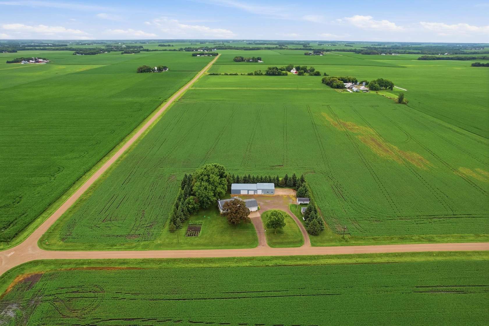 2.12 Acres of Land with Home for Sale in Arlington, Minnesota