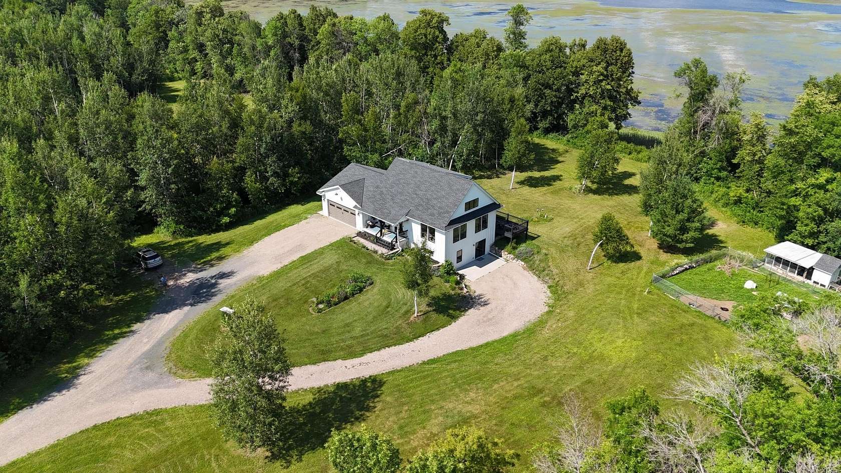 2.4 Acres of Land with Home for Sale in Shafer, Minnesota