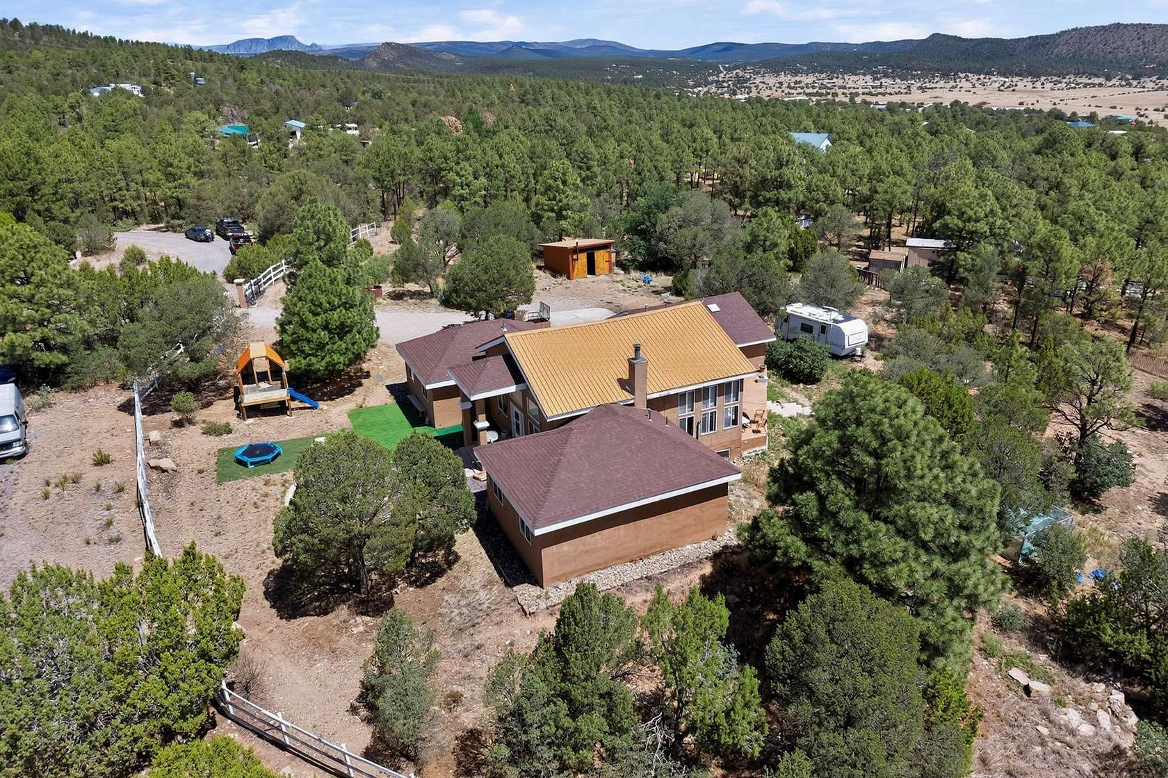 1.64 Acres of Land with Home for Sale in Las Vegas, New Mexico