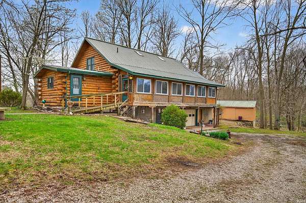 1.66 Acres of Land with Home for Sale in Logansport, Indiana