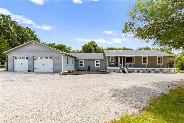 9.39 Acres of Land with Home for Sale in Wellsville, Kansas