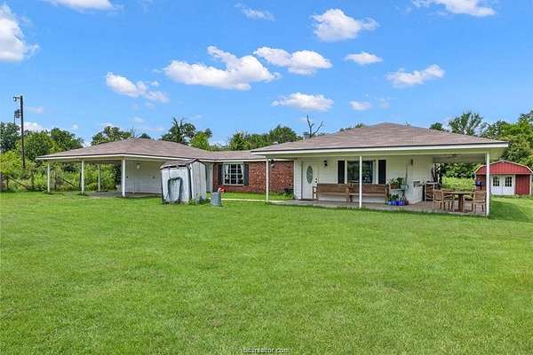 10 Acres of Recreational Land with Home for Sale in Normangee, Texas