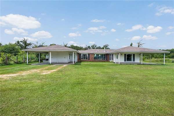 10 Acres of Recreational Land with Home for Sale in Normangee, Texas