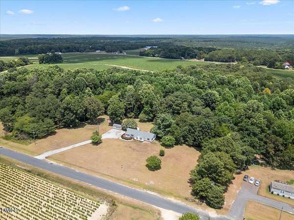 3.56 Acres of Land with Home for Sale in Lillington, North Carolina