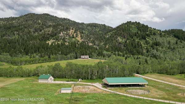 35.3 Acres of Land with Home for Sale in Bedford, Wyoming