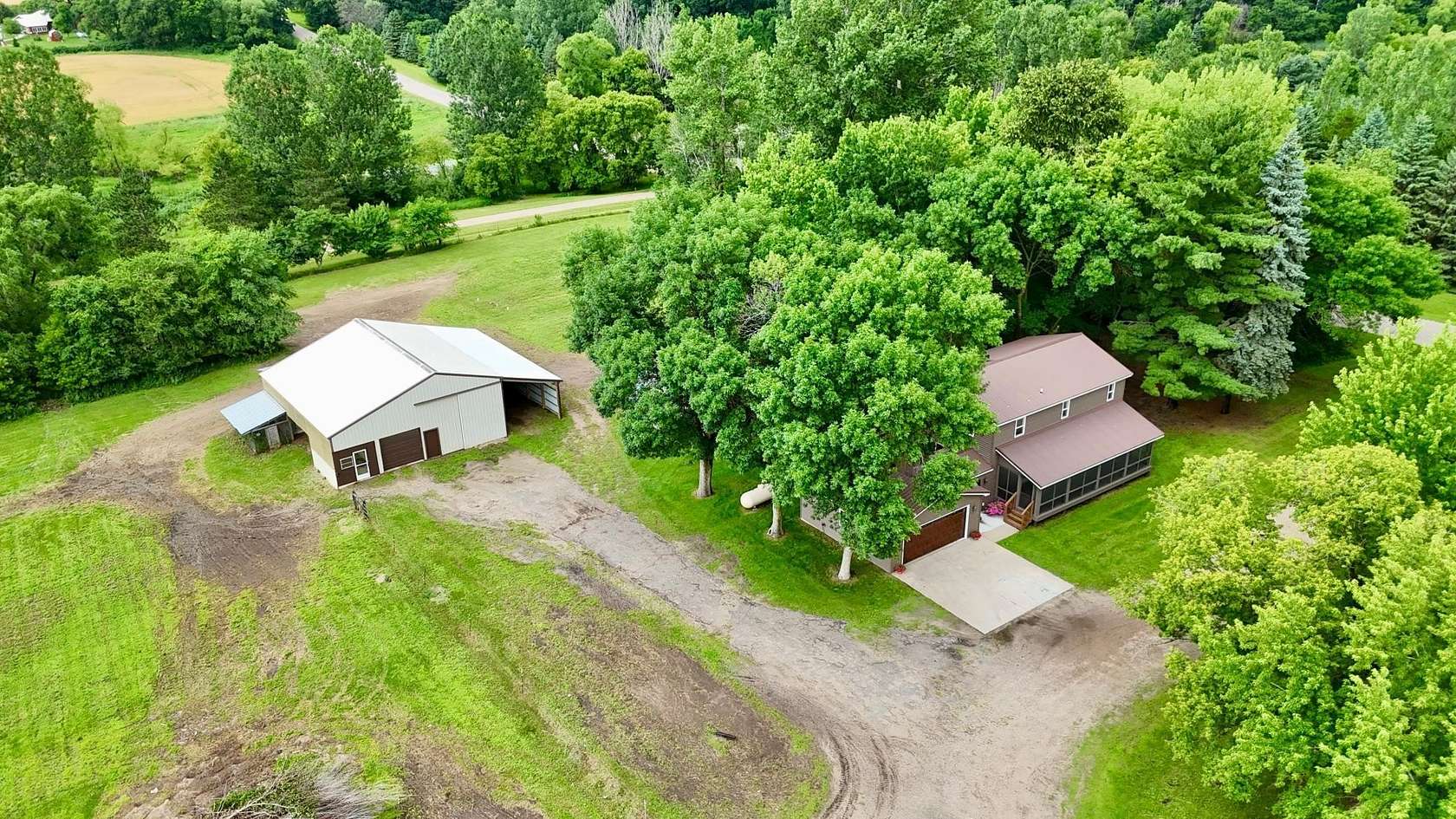 3 Acres of Land with Home for Sale in Sauk Centre, Minnesota