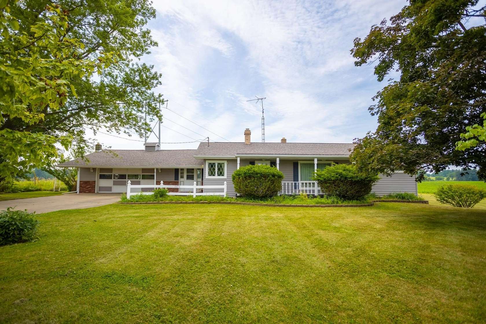1.5 Acres of Land with Home for Sale in Owosso, Michigan