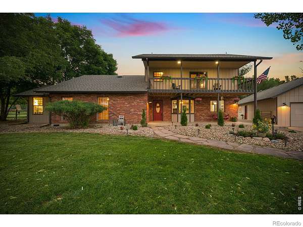 6.16 Acres of Land with Home for Sale in Loveland, Colorado