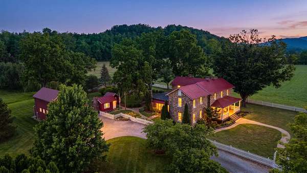 45.2 Acres of Agricultural Land with Home for Sale in Swoope, Virginia