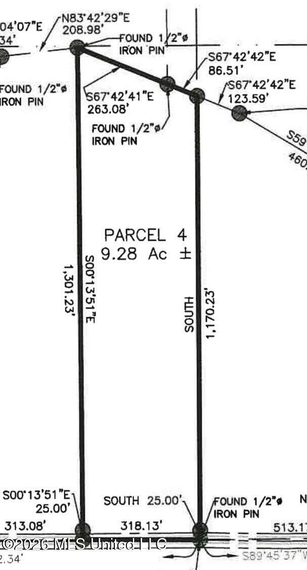 9.28 Acres of Land for Sale in Wiggins, Mississippi