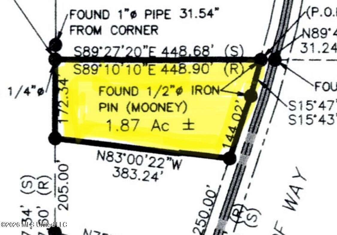 1.87 Acres of Land for Sale in Wiggins, Mississippi