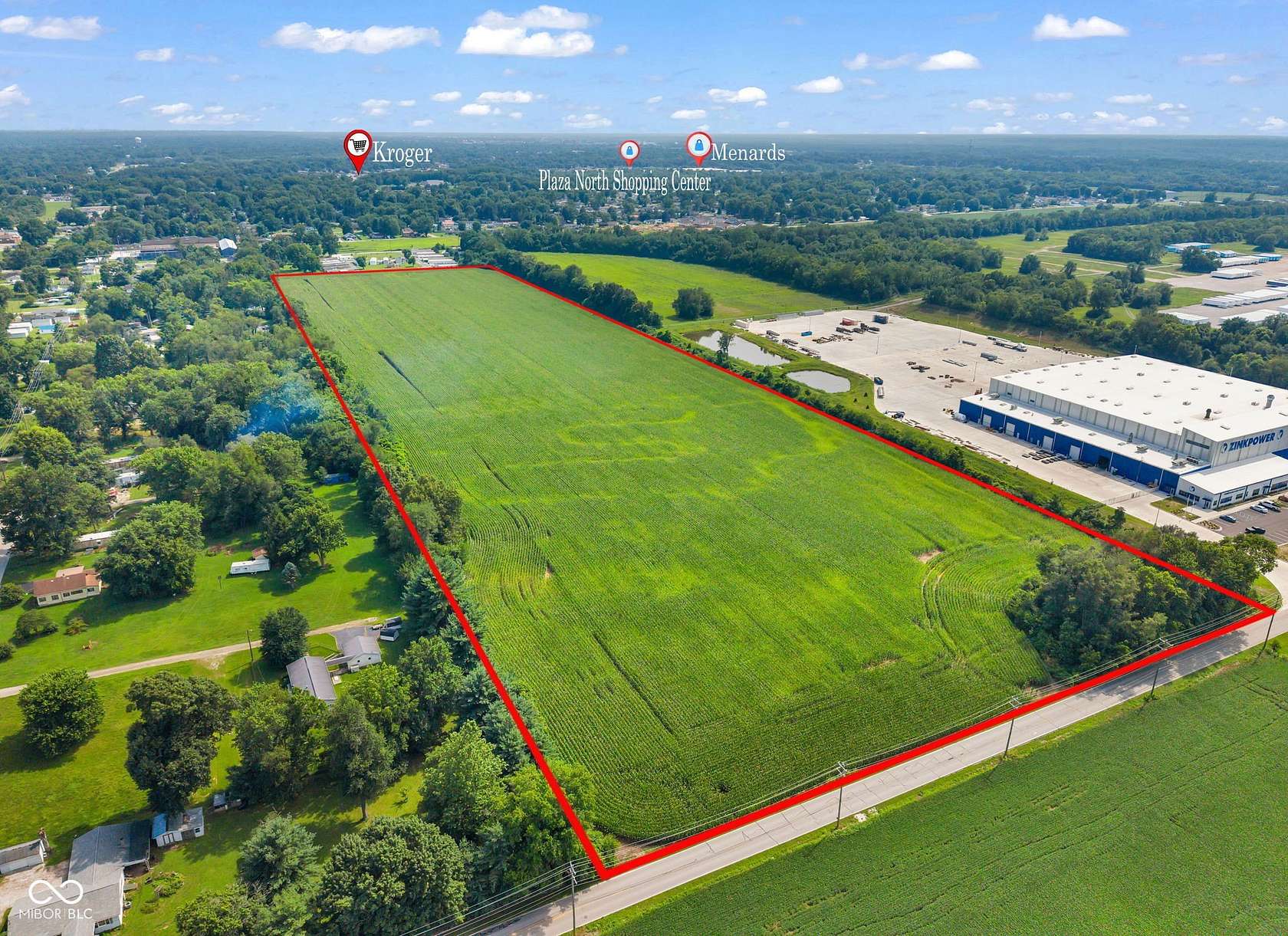 33.3 Acres of Mixed-Use Land for Sale in Otter Creek Township, Indiana