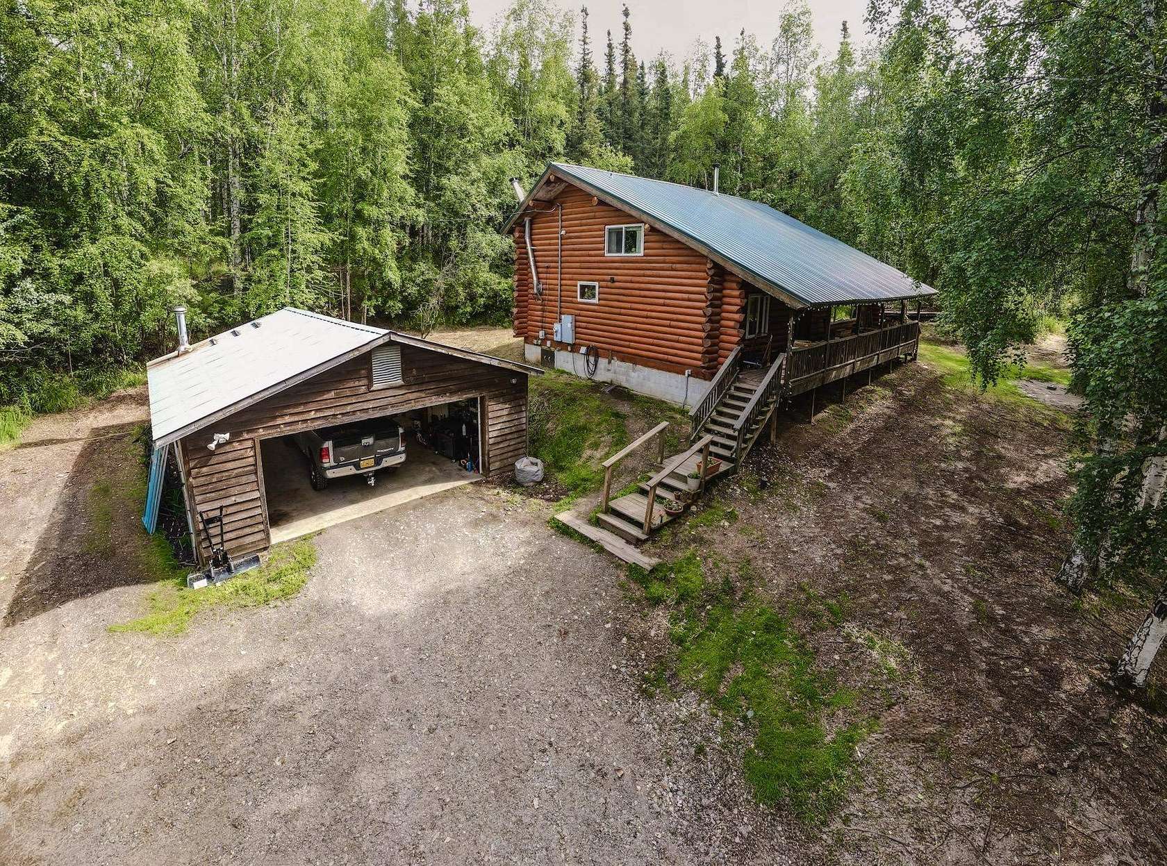 3 Acres of Land with Home for Sale in Fairbanks, Alaska