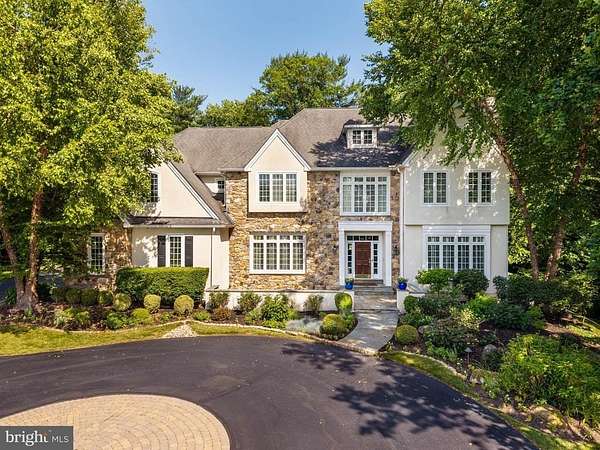1.66 Acres of Land with Home for Sale in Bryn Mawr, Pennsylvania