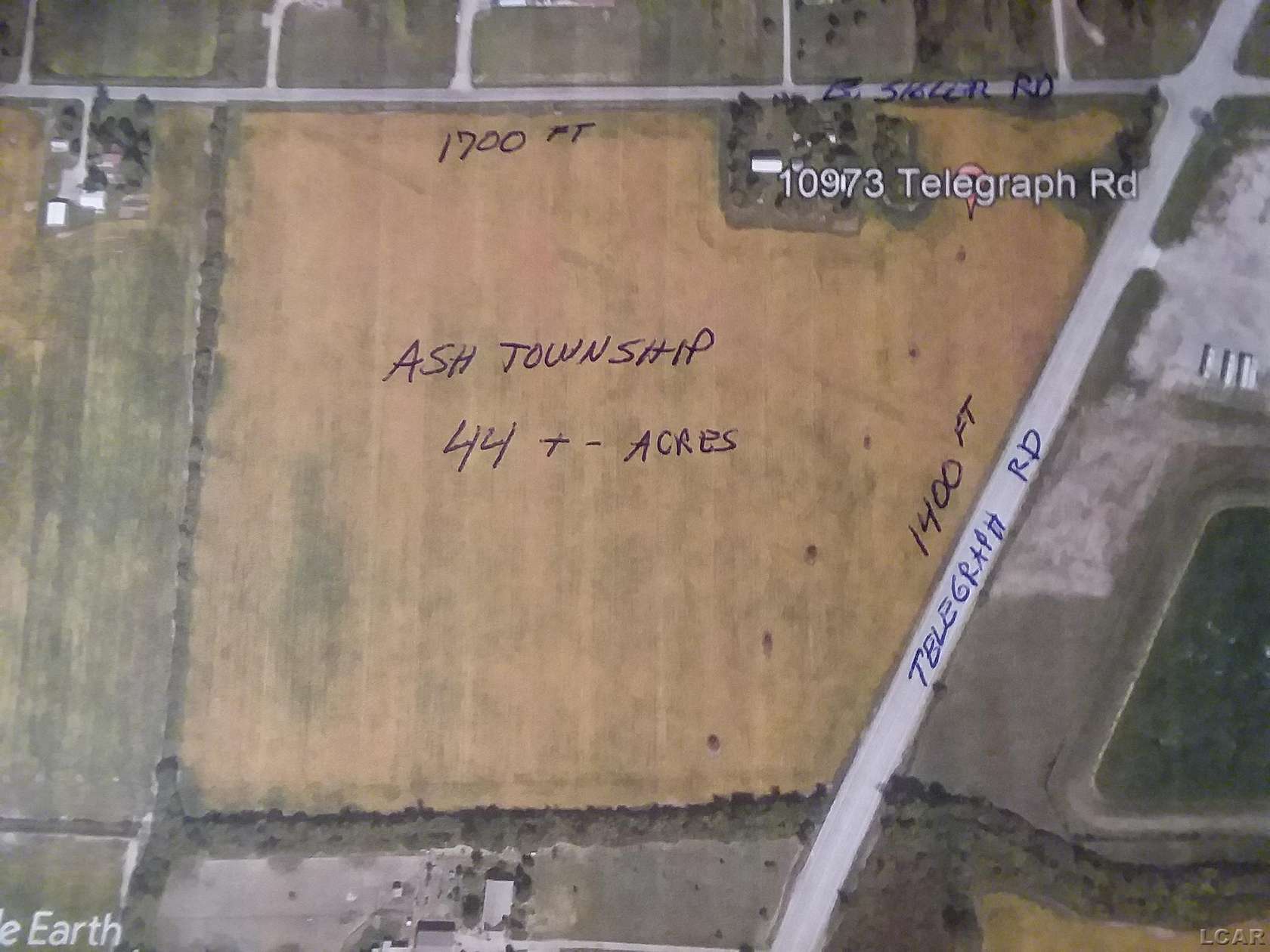 44.5 Acres of Land for Sale in Carleton, Michigan