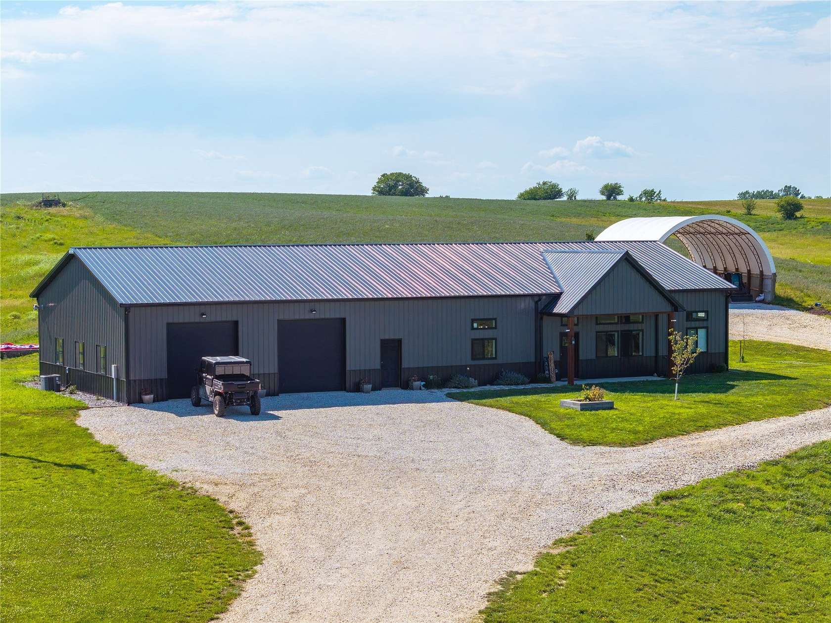 17 Acres of Land with Home for Sale in New Virginia, Iowa