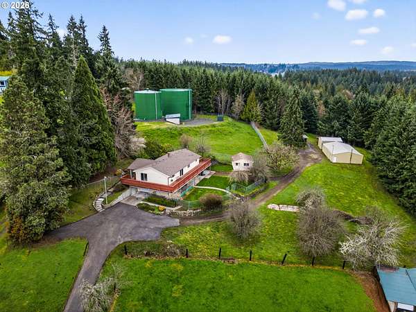 5 Acres of Land with Home for Sale in Warren, Oregon