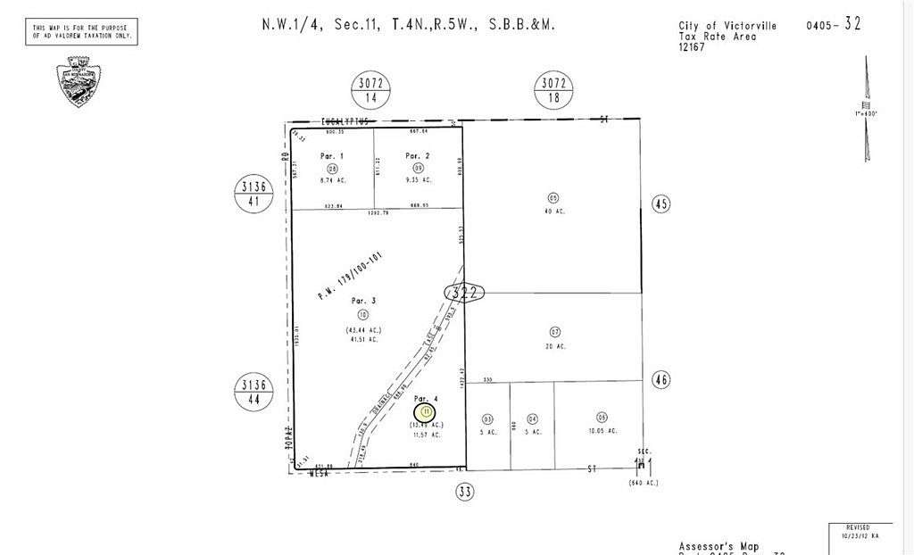 11.6 Acres of Land for Sale in Victorville, California