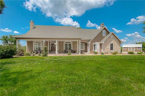 8.7 Acres of Land with Home for Sale in Trimble, Missouri