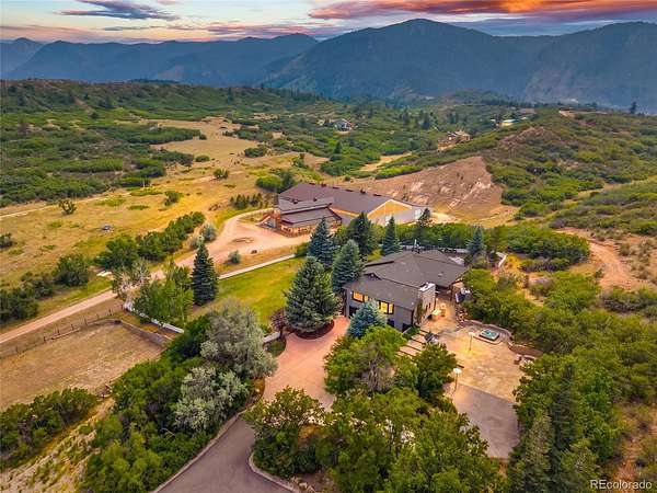 13.4 Acres of Land with Home for Sale in Colorado Springs, Colorado