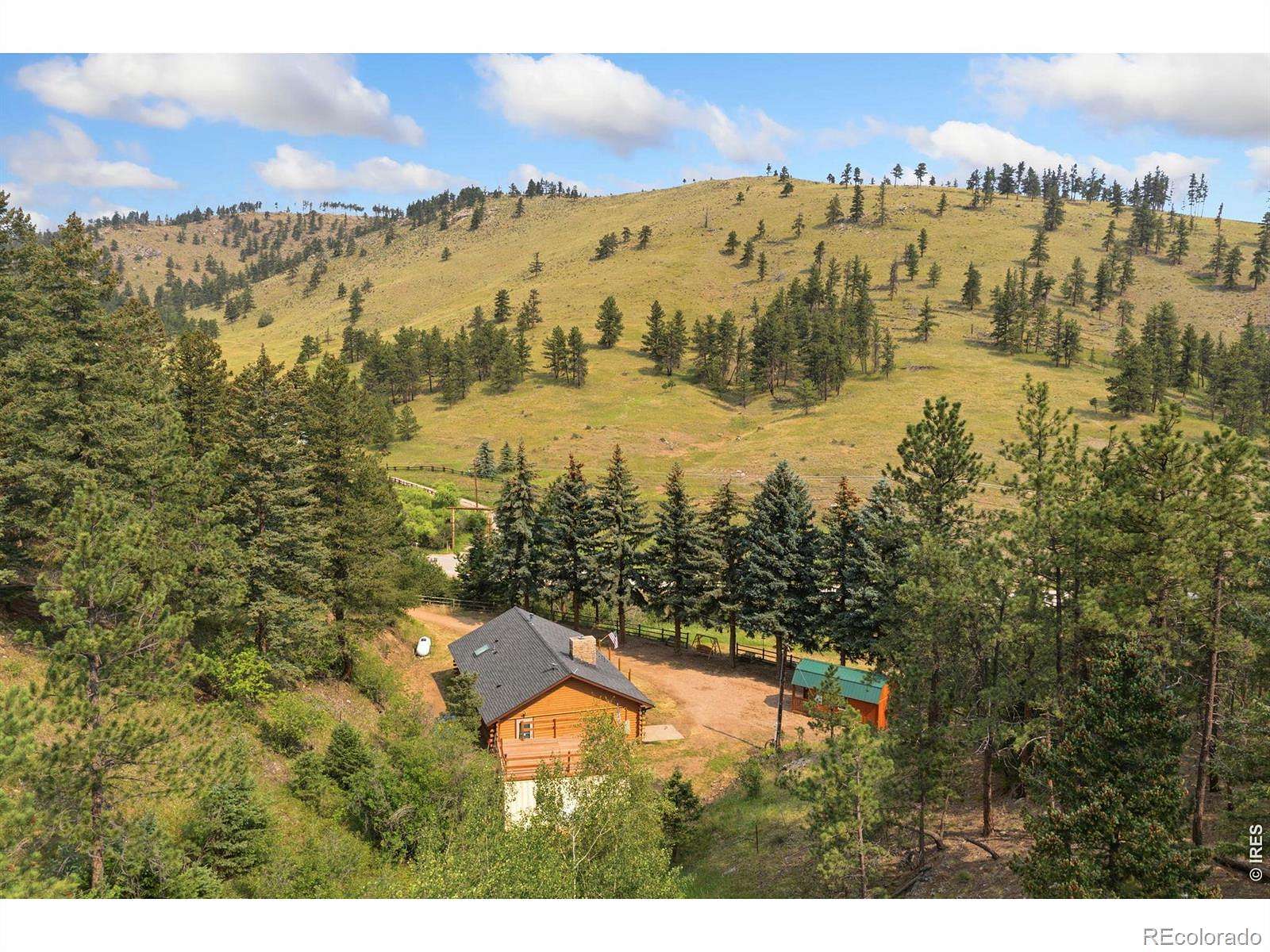 5 Acres of Land with Home for Sale in Bellvue, Colorado