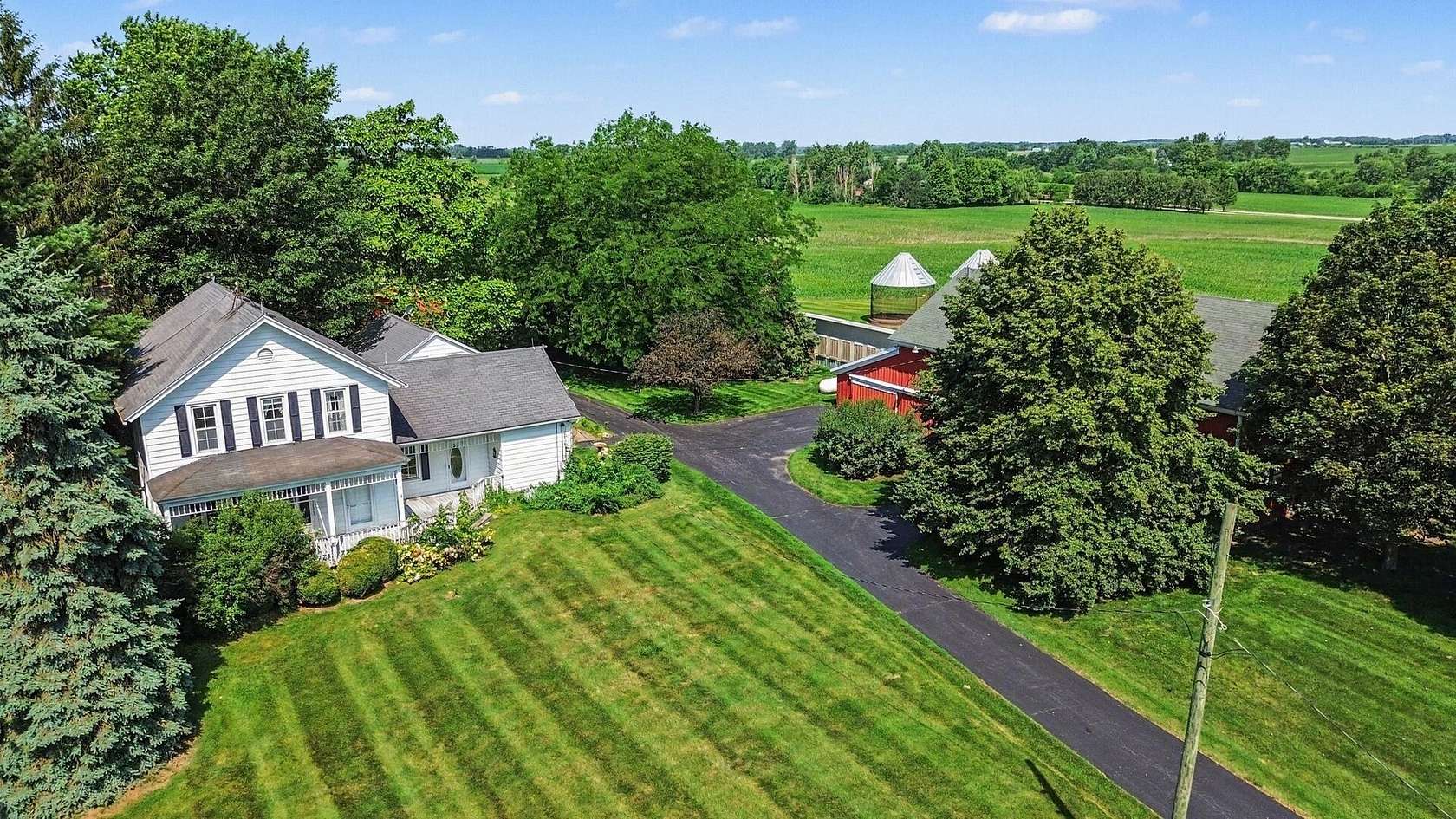 20 Acres of Agricultural Land with Home for Sale in Beecher, Illinois