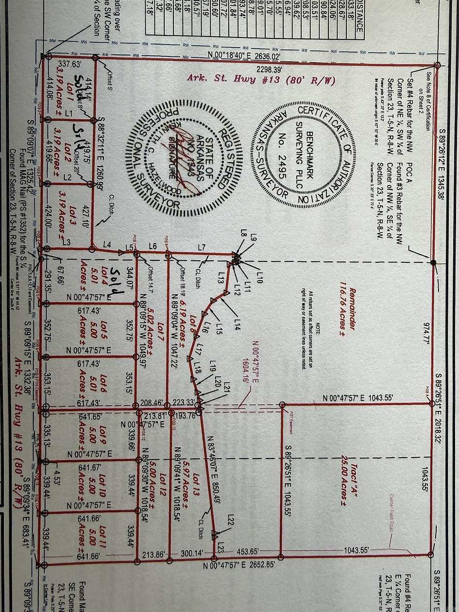 10 Acres of Land for Sale in Beebe, Arkansas