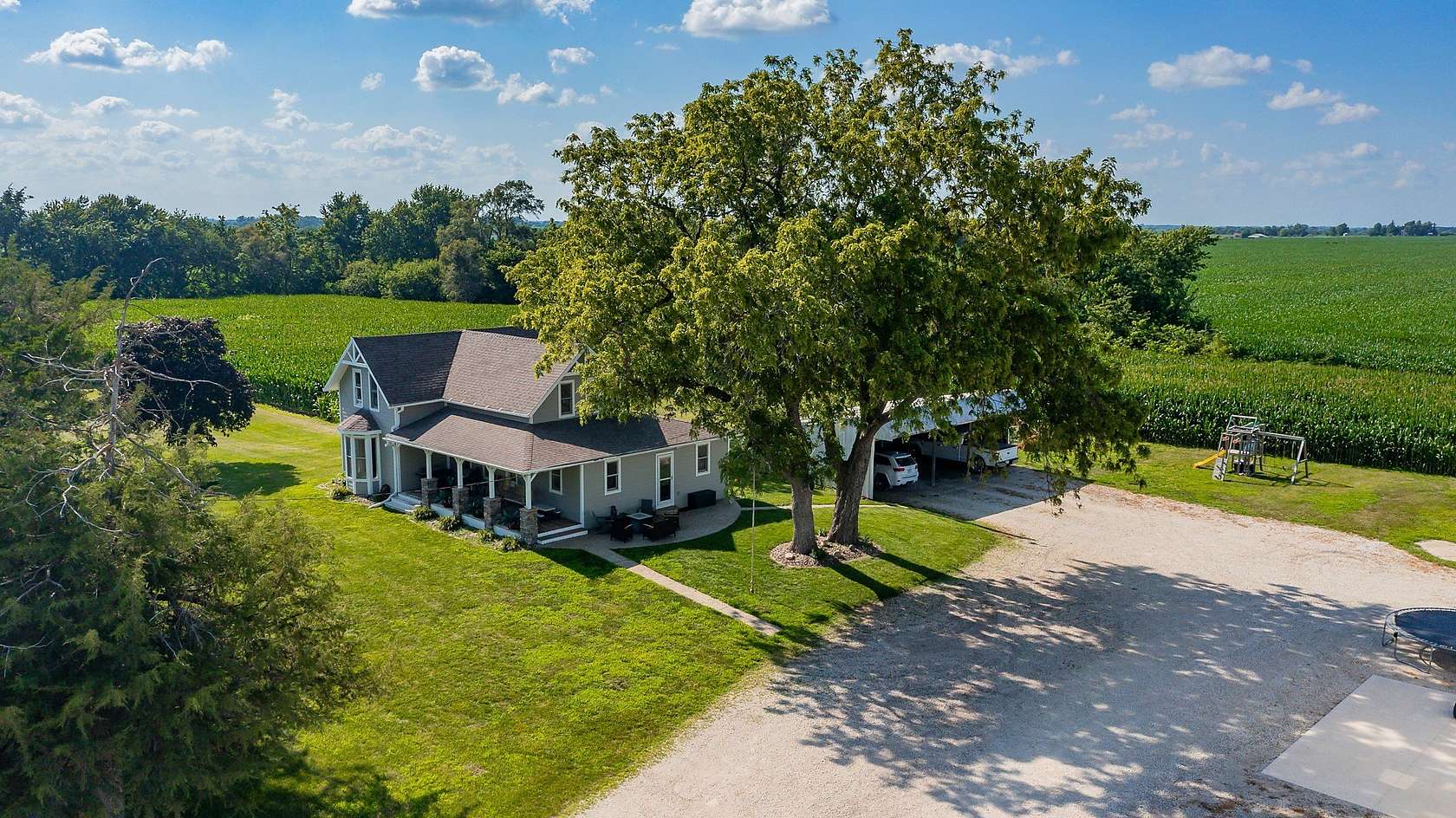 5.35 Acres of Land with Home for Sale in Truro, Iowa