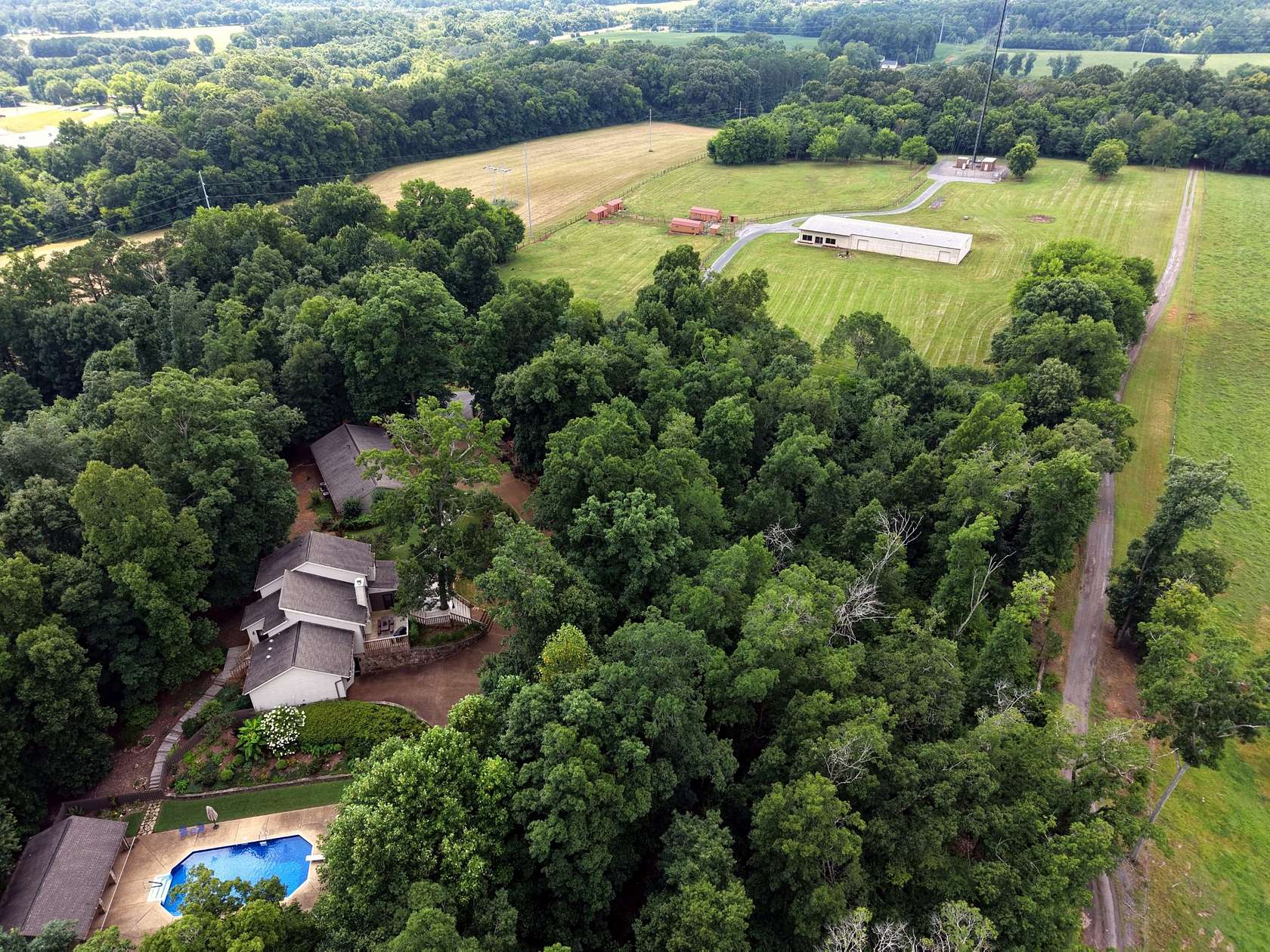 23.3 Acres of Land with Home for Sale in Cohutta, Georgia