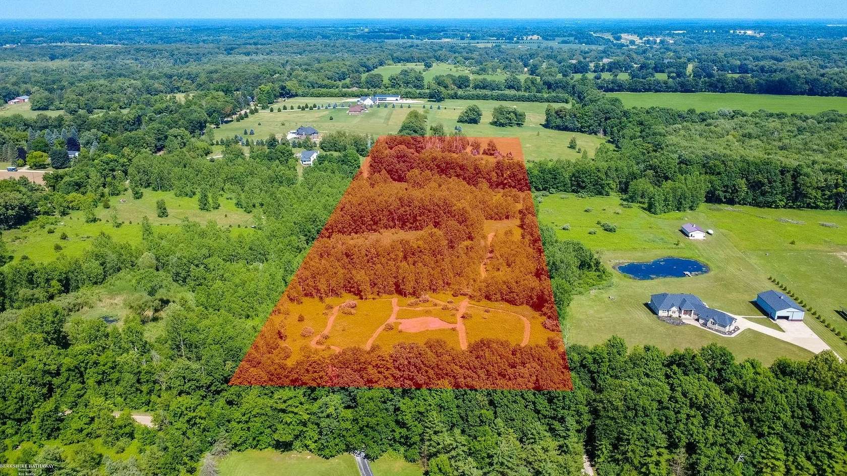9.75 Acres of Residential Land for Sale in Leonard, Michigan