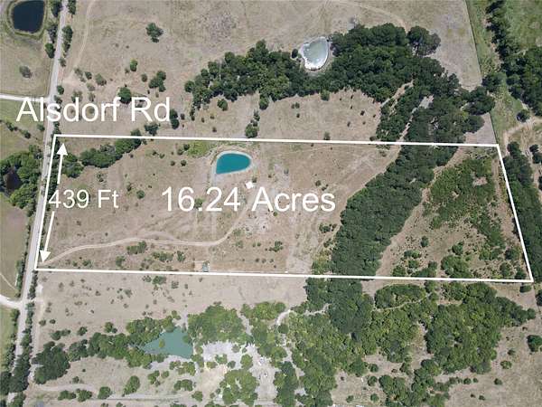 16.2 Acres of Land for Sale in Ennis, Texas
