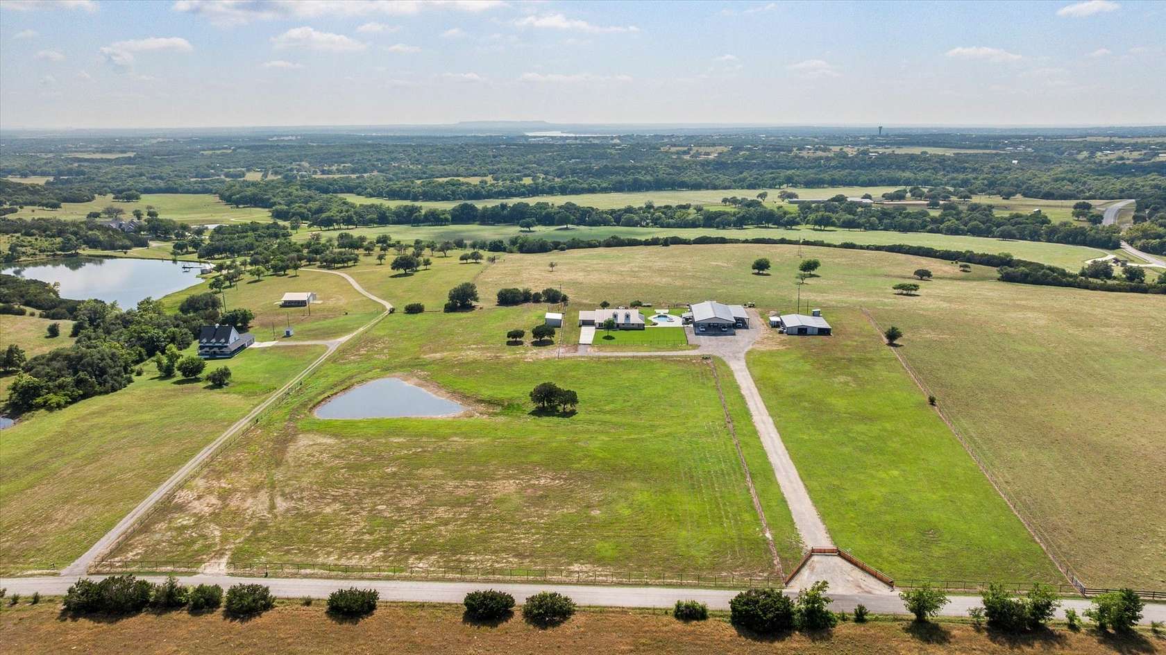 10.5 Acres of Land with Home for Sale in Granbury, Texas