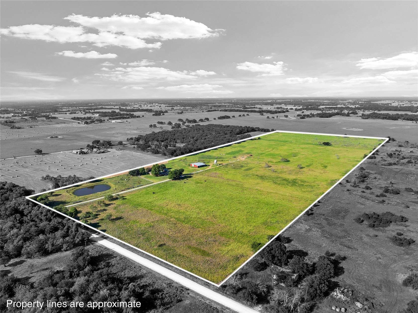 42.8 Acres of Land with Home for Sale in Aquilla, Texas