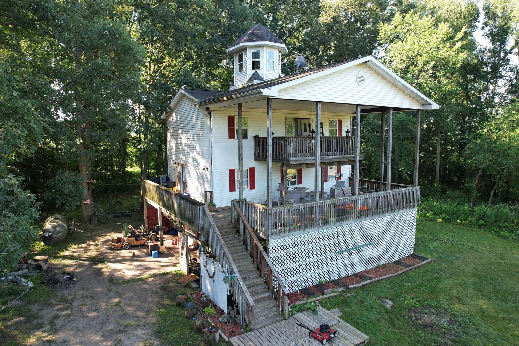 4 Acres of Land with Home for Sale in Allen, Michigan