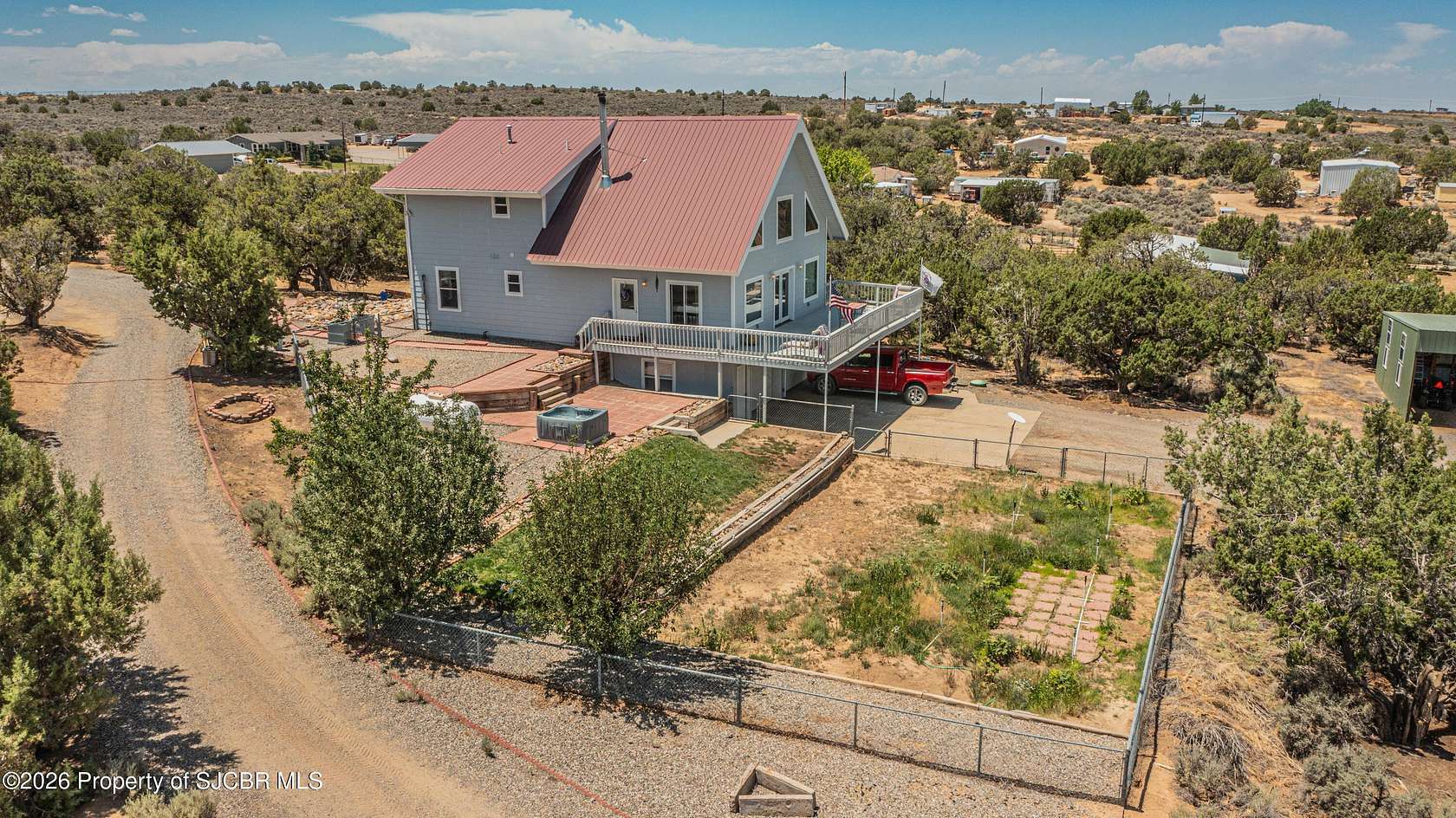 14.8 Acres of Land with Home for Sale in Aztec, New Mexico