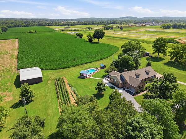 44 Acres of Agricultural Land with Home for Sale in Lebanon, Tennessee
