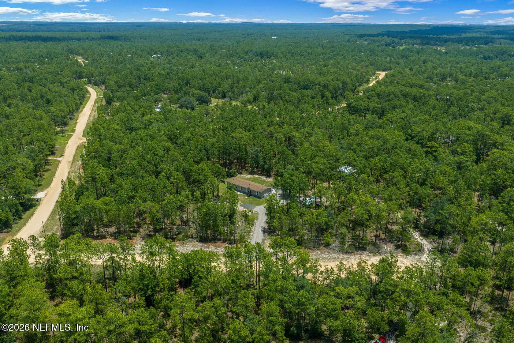 5 Acres of Land with Home for Sale in Hawthorne, Florida