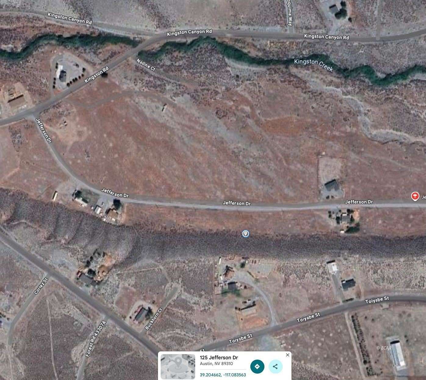 0.89 Acres of Residential Land for Sale in Kingston, Nevada