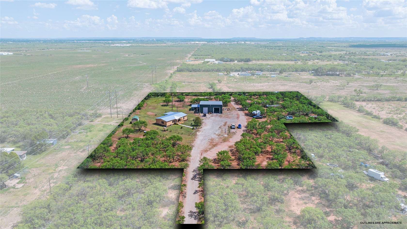 4.13 Acres of Land with Home for Sale in Abilene, Texas