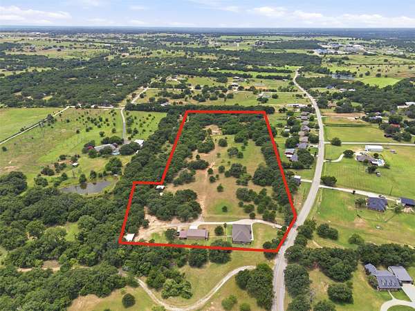12 Acres of Land with Home for Sale in Weatherford, Texas