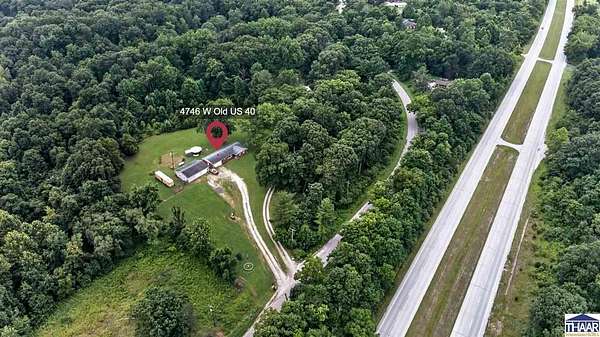 4.1 Acres of Land with Home for Sale in West Terre Haute, Indiana