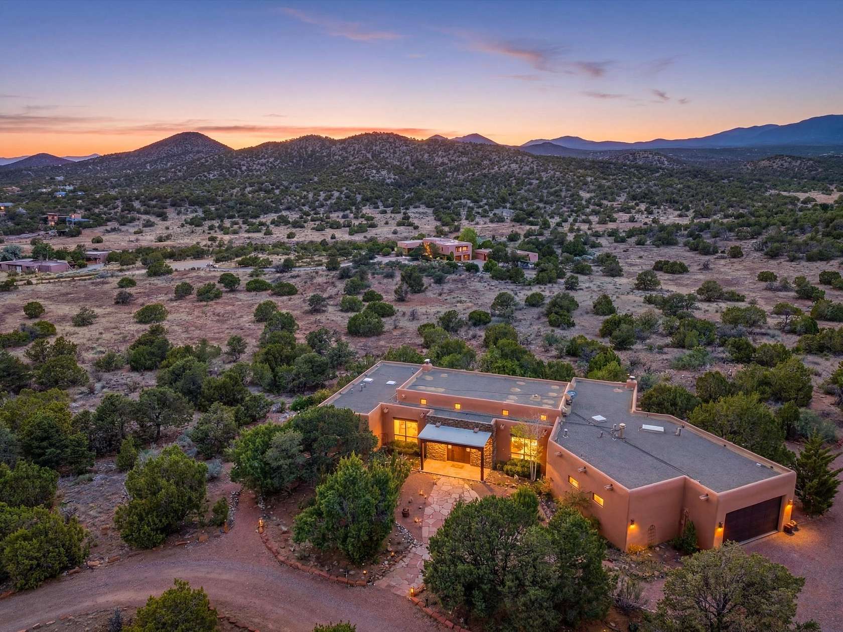 3.78 Acres of Land with Home for Sale in Santa Fe, New Mexico