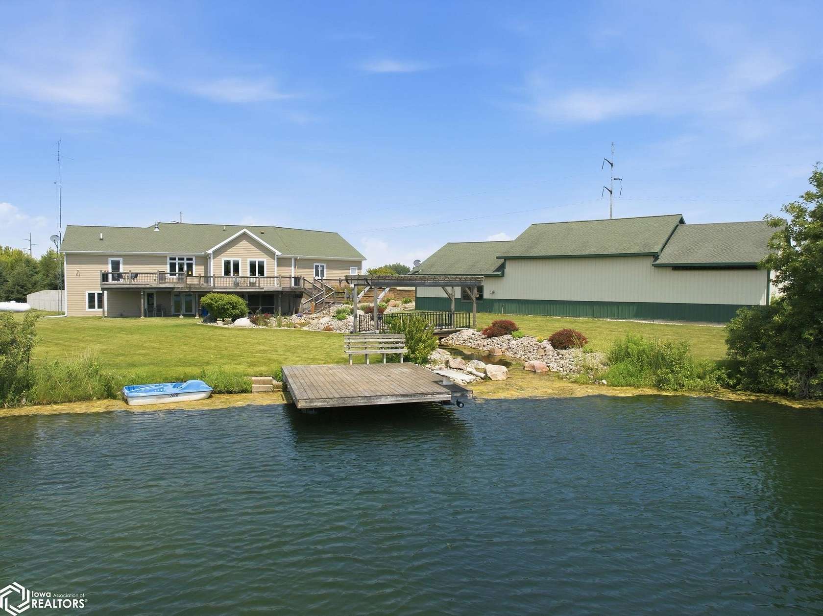 35.1 Acres of Recreational Land with Home for Sale in Nora Springs, Iowa