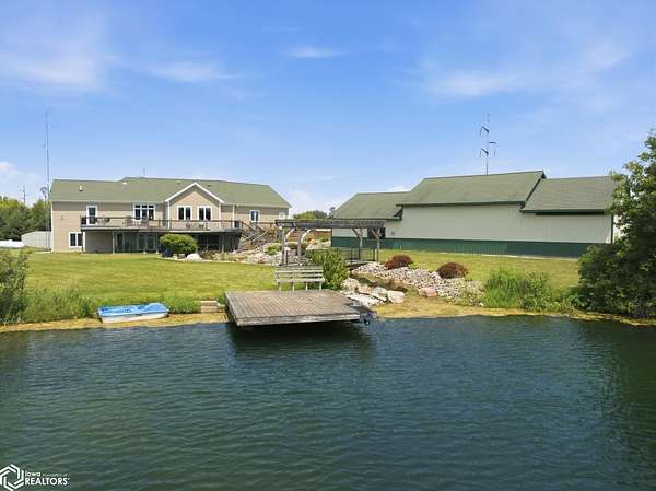 35.1 Acres of Recreational Land with Home for Sale in Nora Springs, Iowa