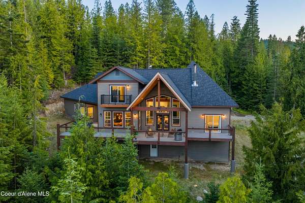 6.6 Acres of Land with Home for Sale in Sagle, Idaho